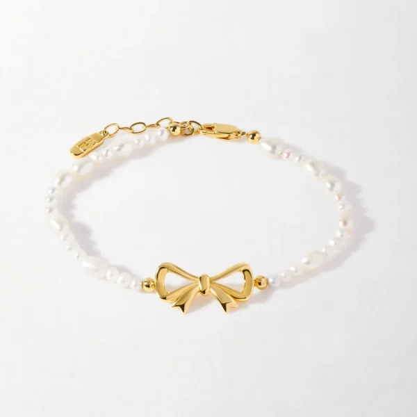 Bow Pearl Bracelet