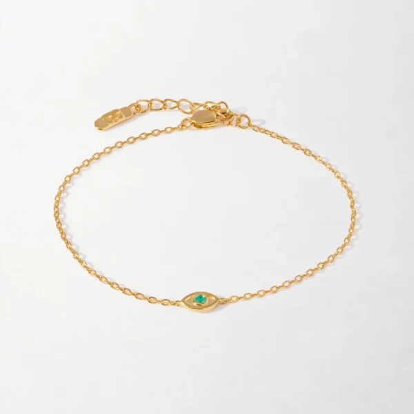 Evil Eye Green Bracelet