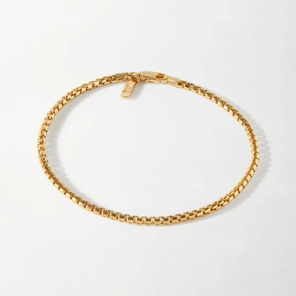 Rounded Box Chain Bracelet