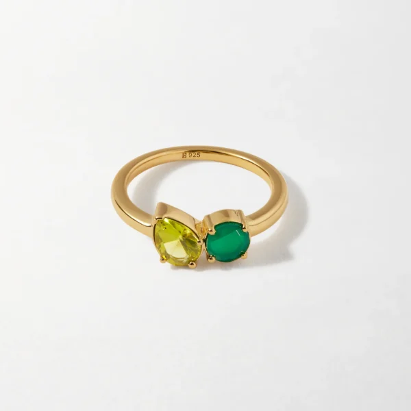 Toi Et Moi Customised Gemstone Ring